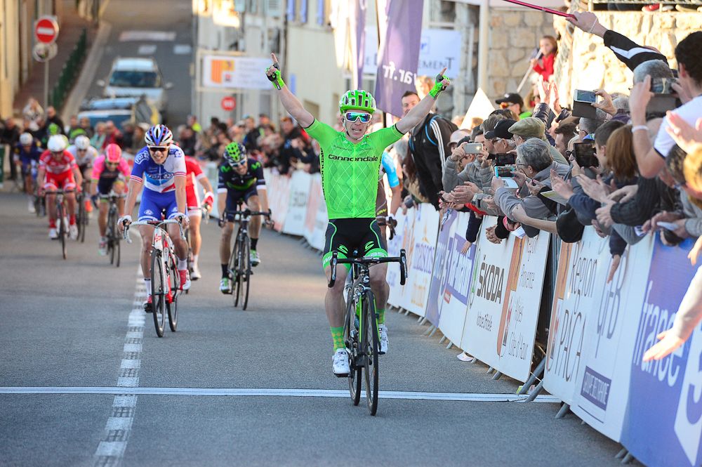 Tom-Jelte Slagter wins stage 1 at Haut Var