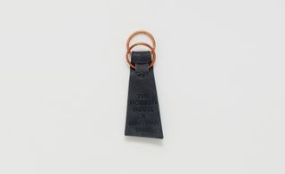 Shell cordovan leather key ring, by Sebastian Tarek
