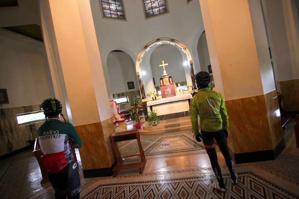 Inside the Church of the Beatitude