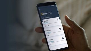 Norton 360 antivirus running on a smartphone