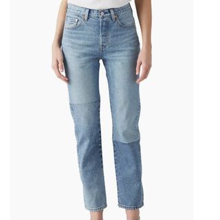 Levi's 501 High Waist Straight Leg Ankle Jeans