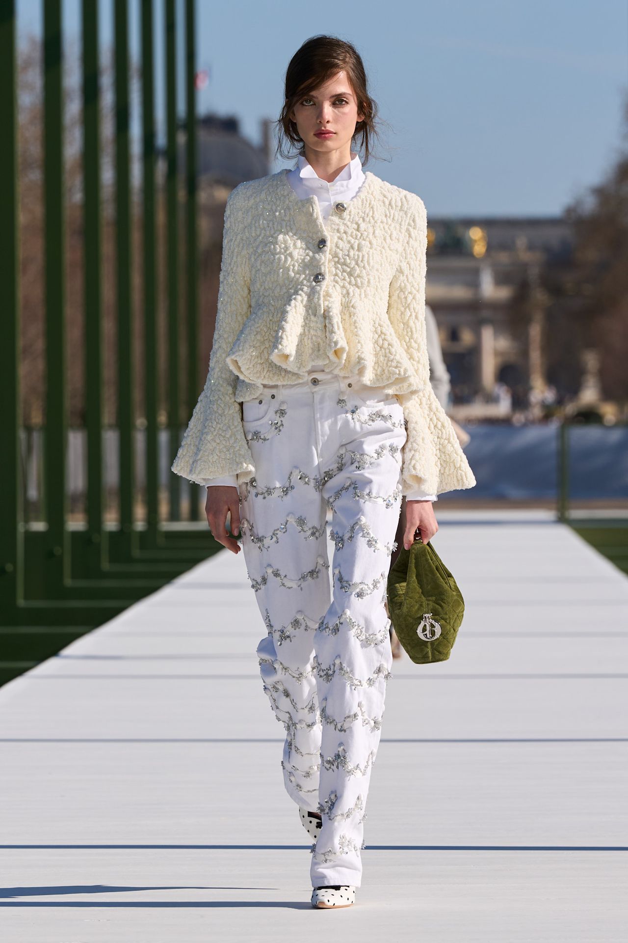 models on the Dior Fall 2026 runway at Paris Fashion Week