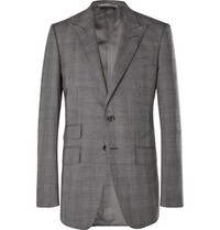 Tom Ford Prince of Wales checked Grey O'Connor Slim-Fit Wool Suit Jacket | was £2,280 | now £1,368 at Mr Porter