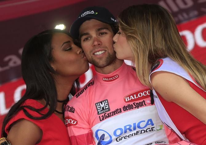 Michael Matthews still in pink