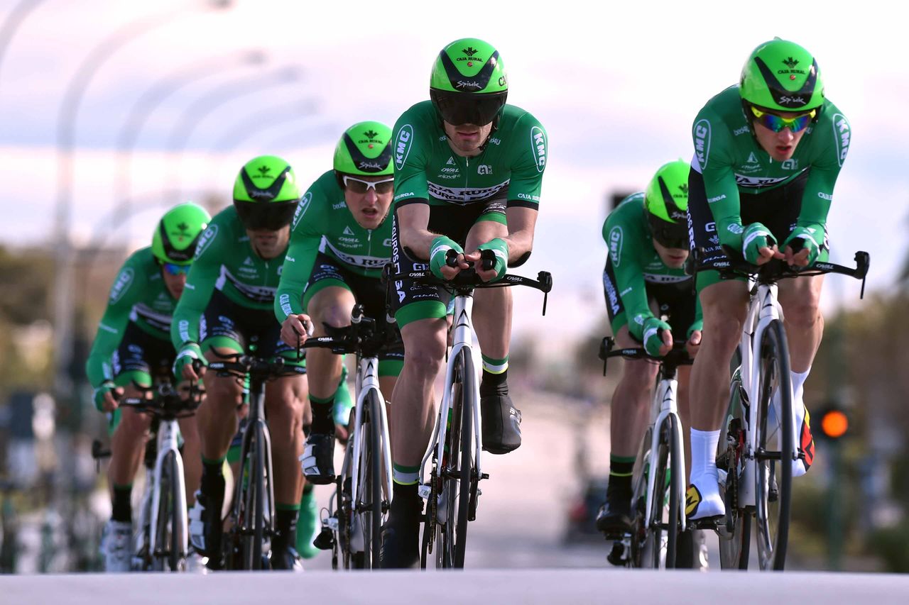Caja Rural in the team time trial in Tirreno-Adriatico