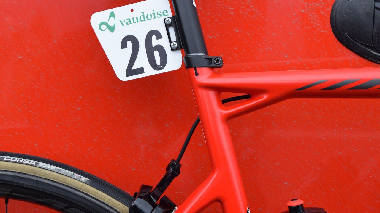 The triple-triangle seat cluster has become synonymous with BMC framesets