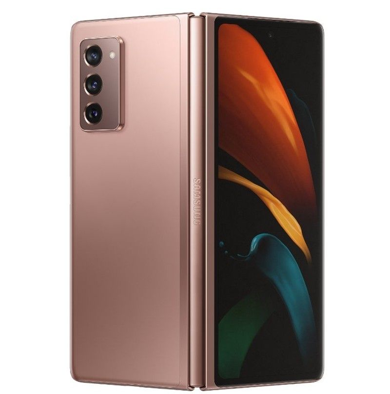 Samsung Galaxy Z Fold 2 Mystic Bronze Leaked Render