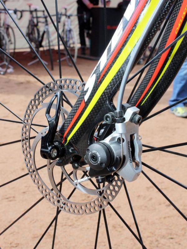Stevens is at the forefront of disc brakes on 'cross bikes right now and is seeking to outfit its top pros before next season.