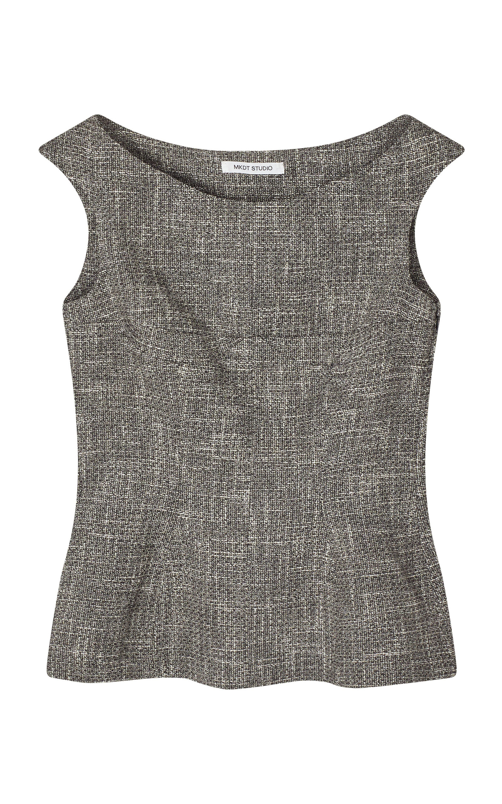 Tishi Sculpted Tweed Top