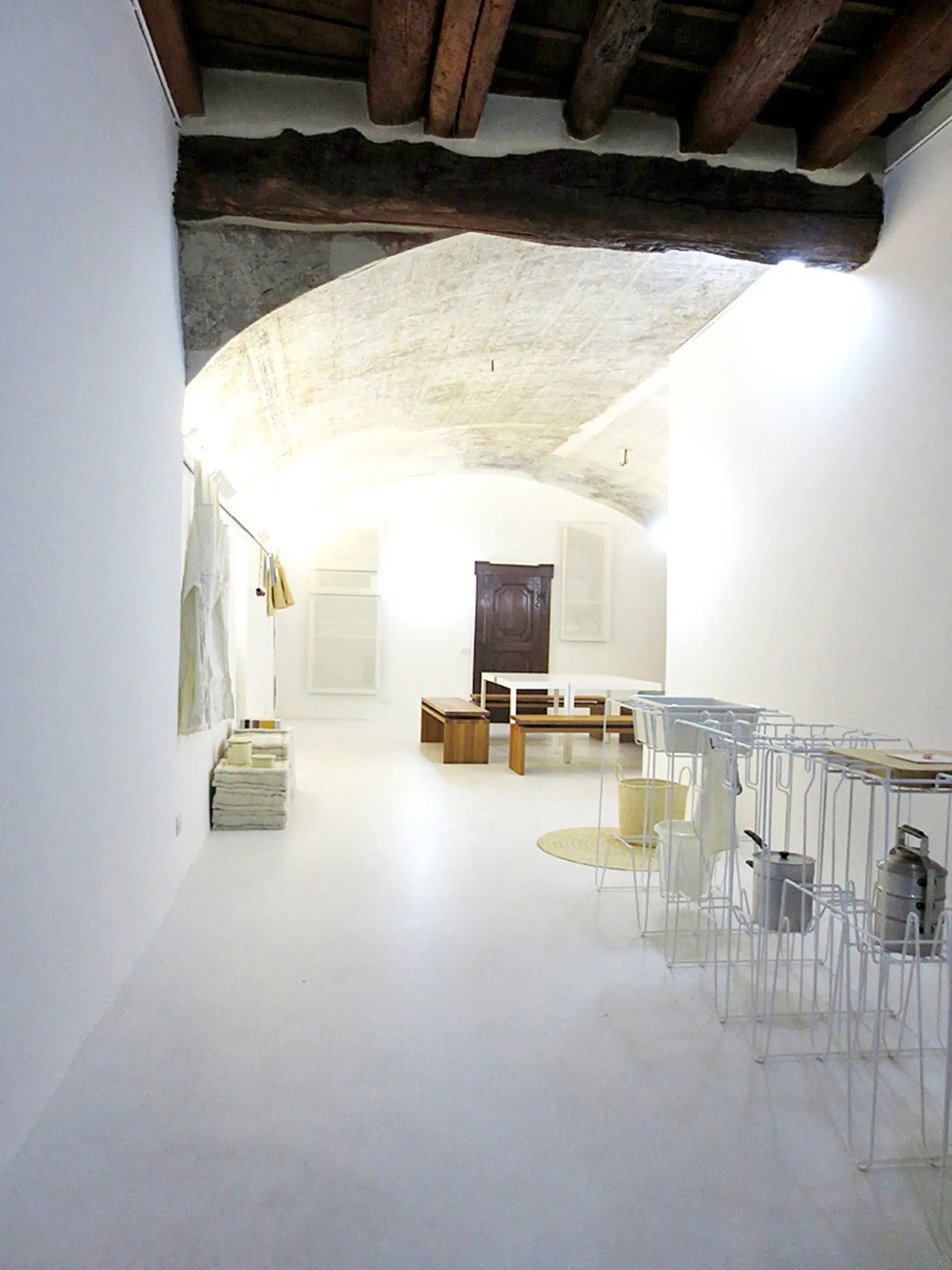 Daniela Gregis' studio in Bergamo