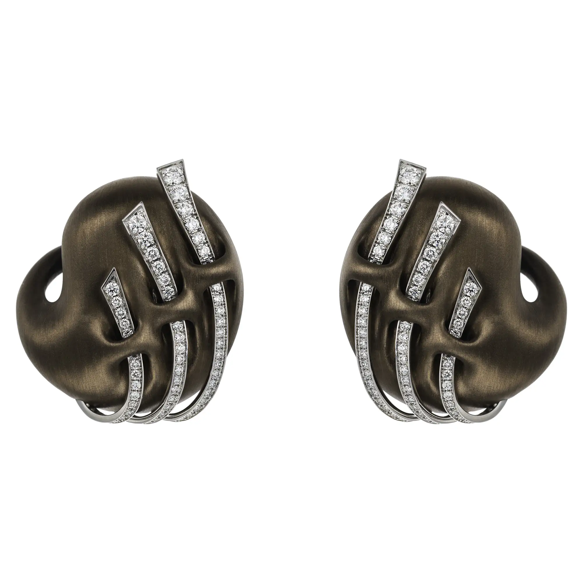 ME capsule earrings, POA, by Nikos Koulis