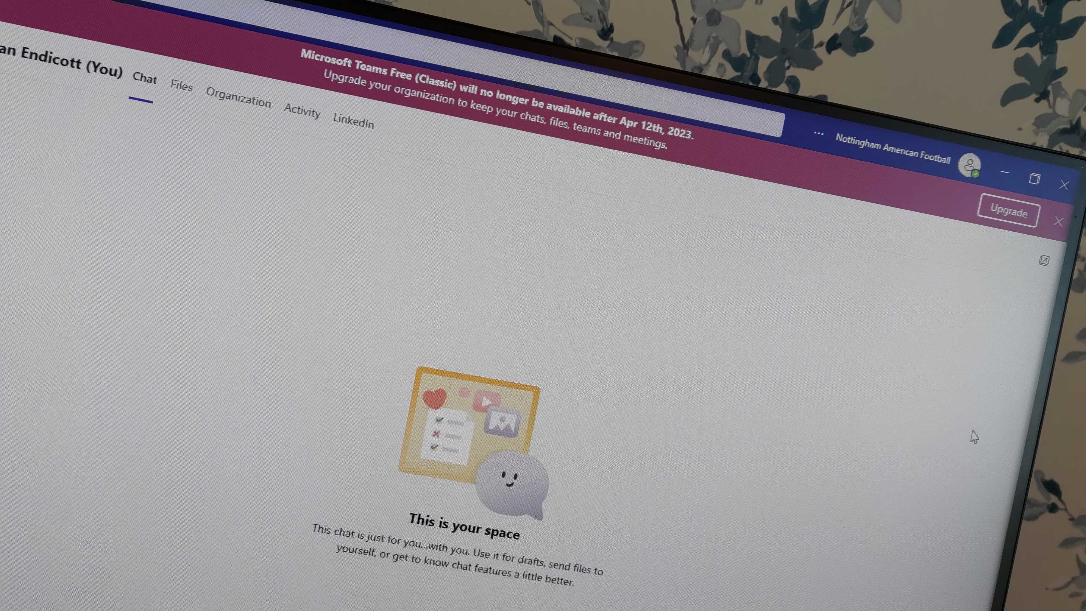 Aposentadoria gratuita (clássica) do Microsoft Teams