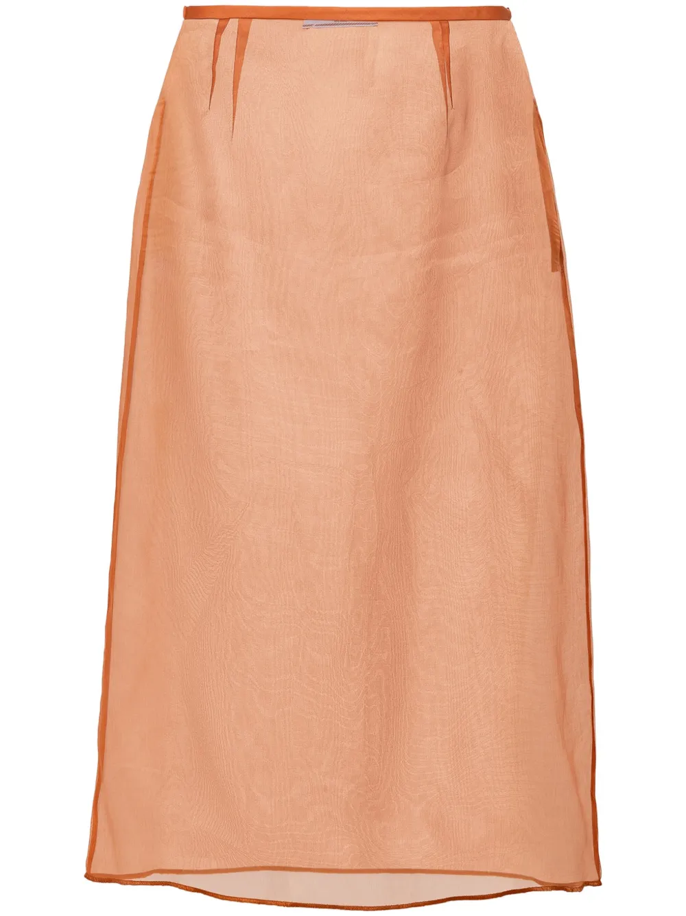 Prada Organza Midi Skirt | 42