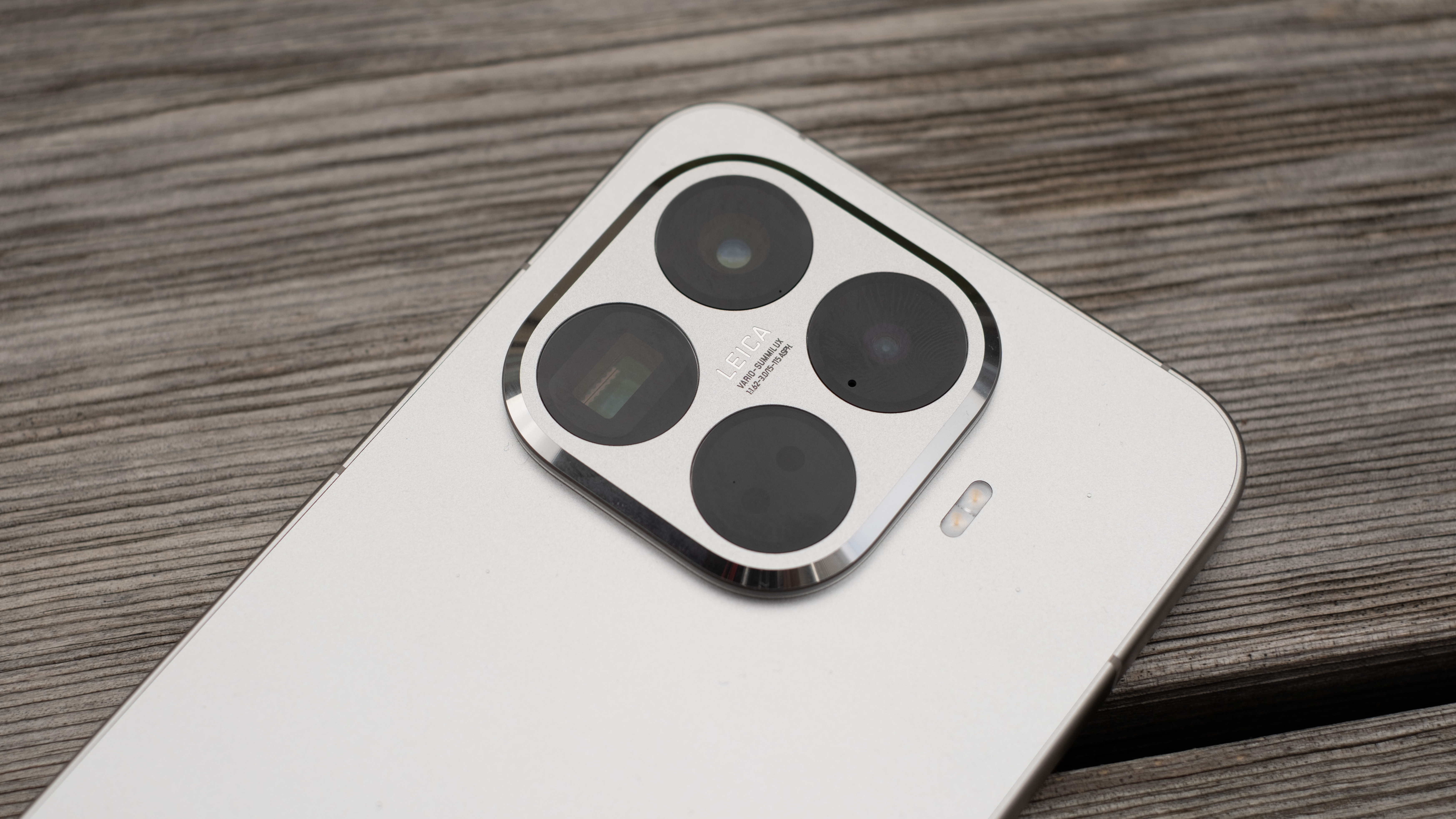 Xiaomi 15T Pro phone on a wooden surface