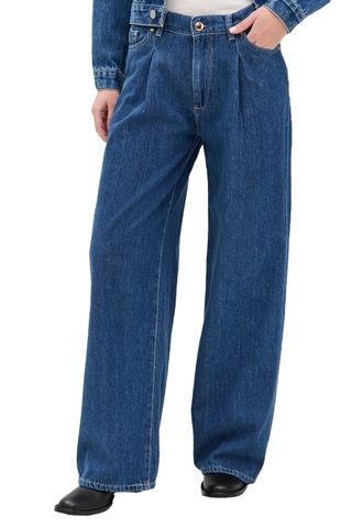 Dl1961 Isabel Wide Leg Mid Rise 32' Jeans