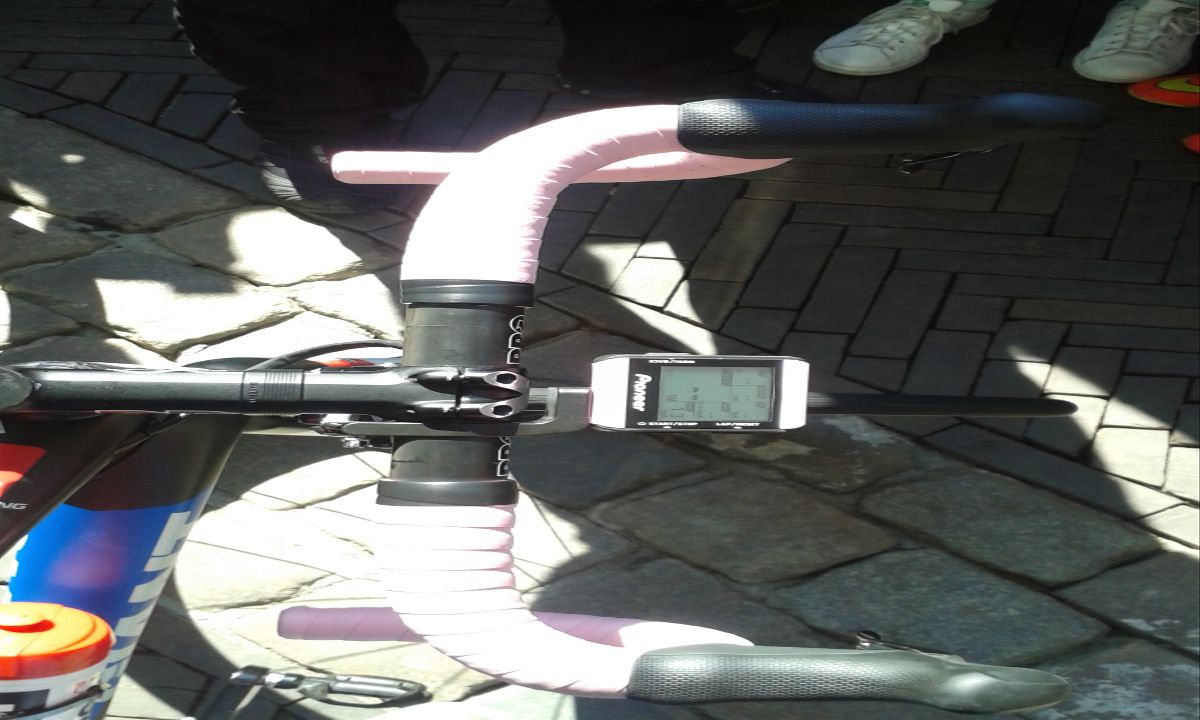 The pink front end