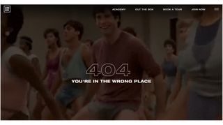 Gymbox 404 page, one of the best 404 pages