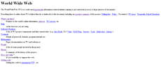 The first website ever.