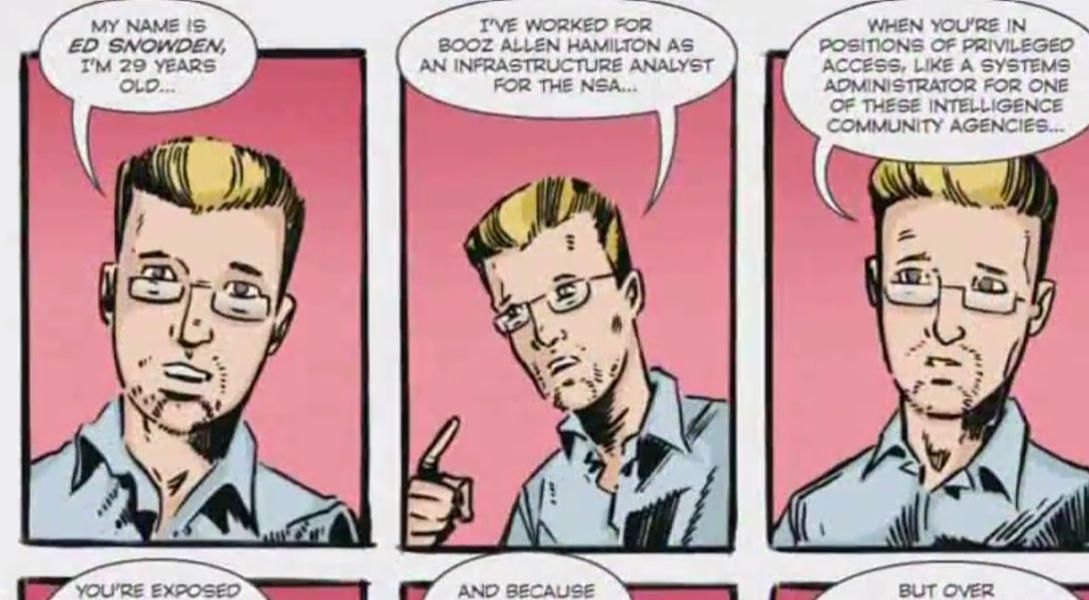 Edward Snowden now has his own comic book. Here&amp;#039;s a preview.