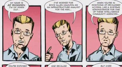 Edward Snowden now has his own comic book. Here's a preview.