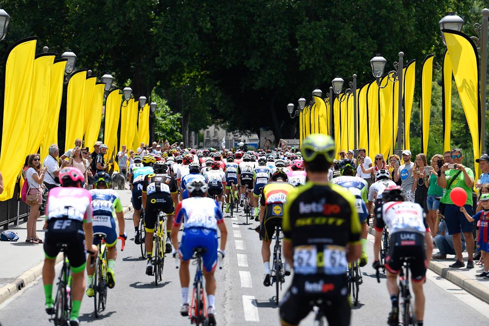 Scenery along the route of stage 15 at the Tour de France