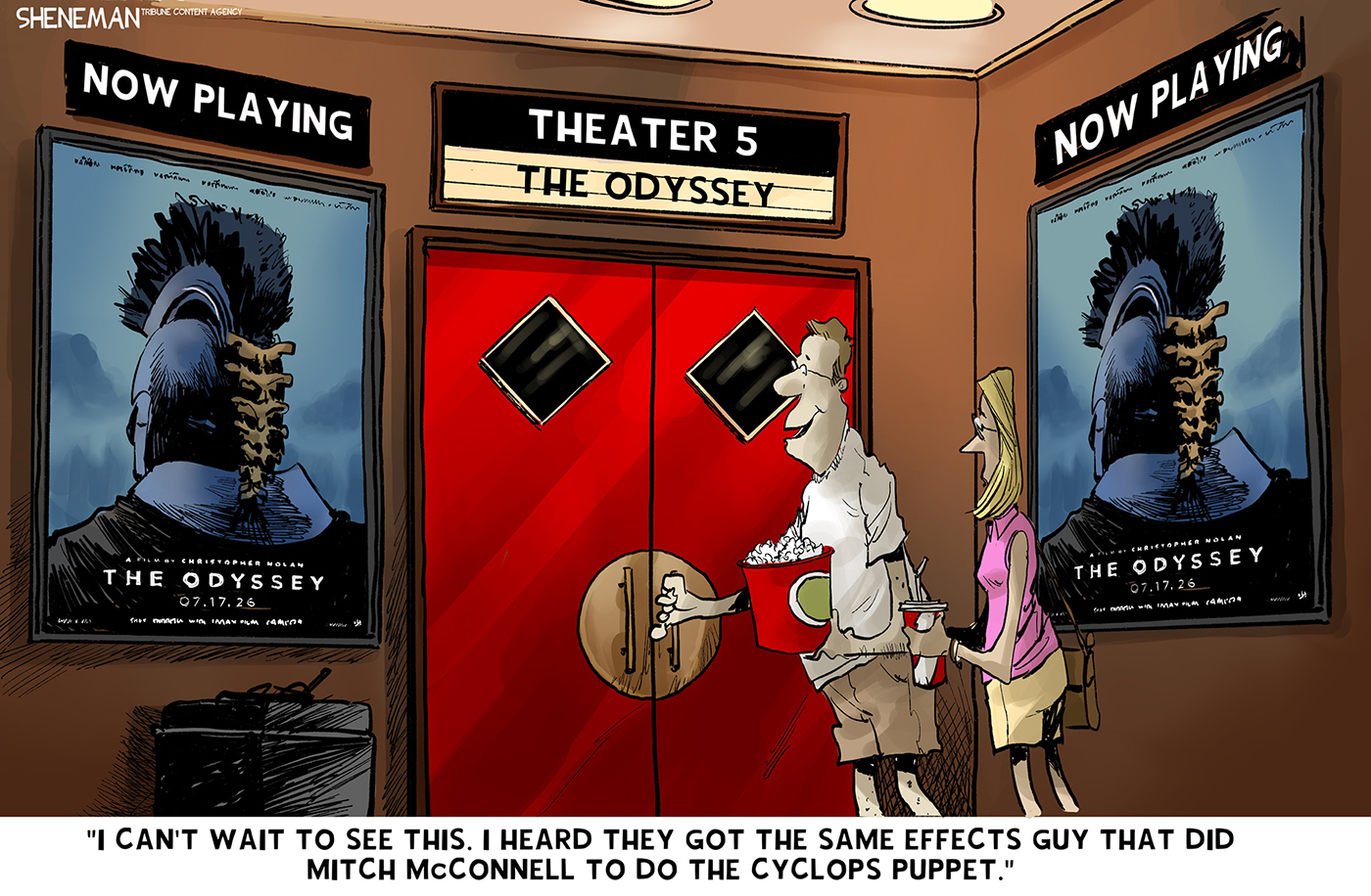 Political cartoon