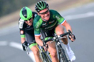 Thomas Voeckler and Anthony Delaplace in the break.
