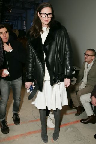 Jenna Lyons Front Row At New York Fashion Week AW15