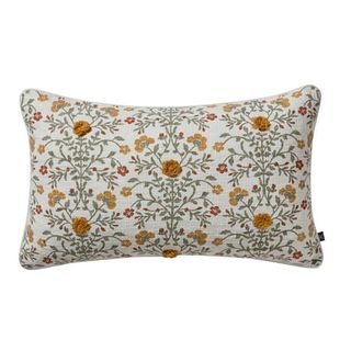 My Texas House Ivory Fara Floral Decorative Pillow Cover