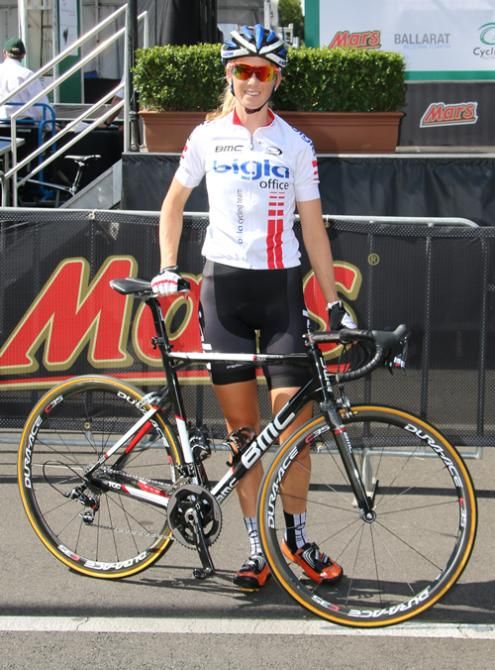 Jo Hogan in her new 2014 Bigla team kit