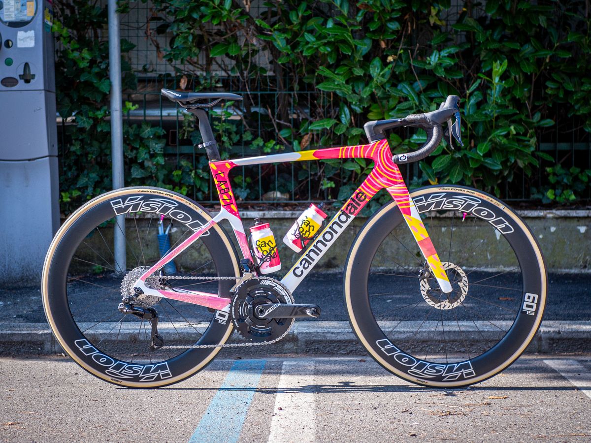 Pro bike check Neilson Powless EF Education EasyPost Cannondale SuperSix Evo Cyclingnews