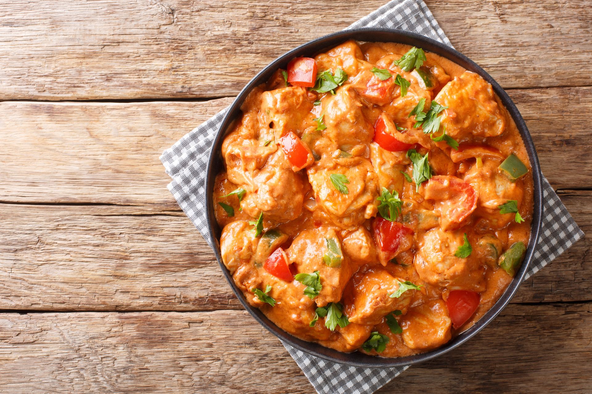 Chicken Mafe a West African stew with a peanut coconut sauce