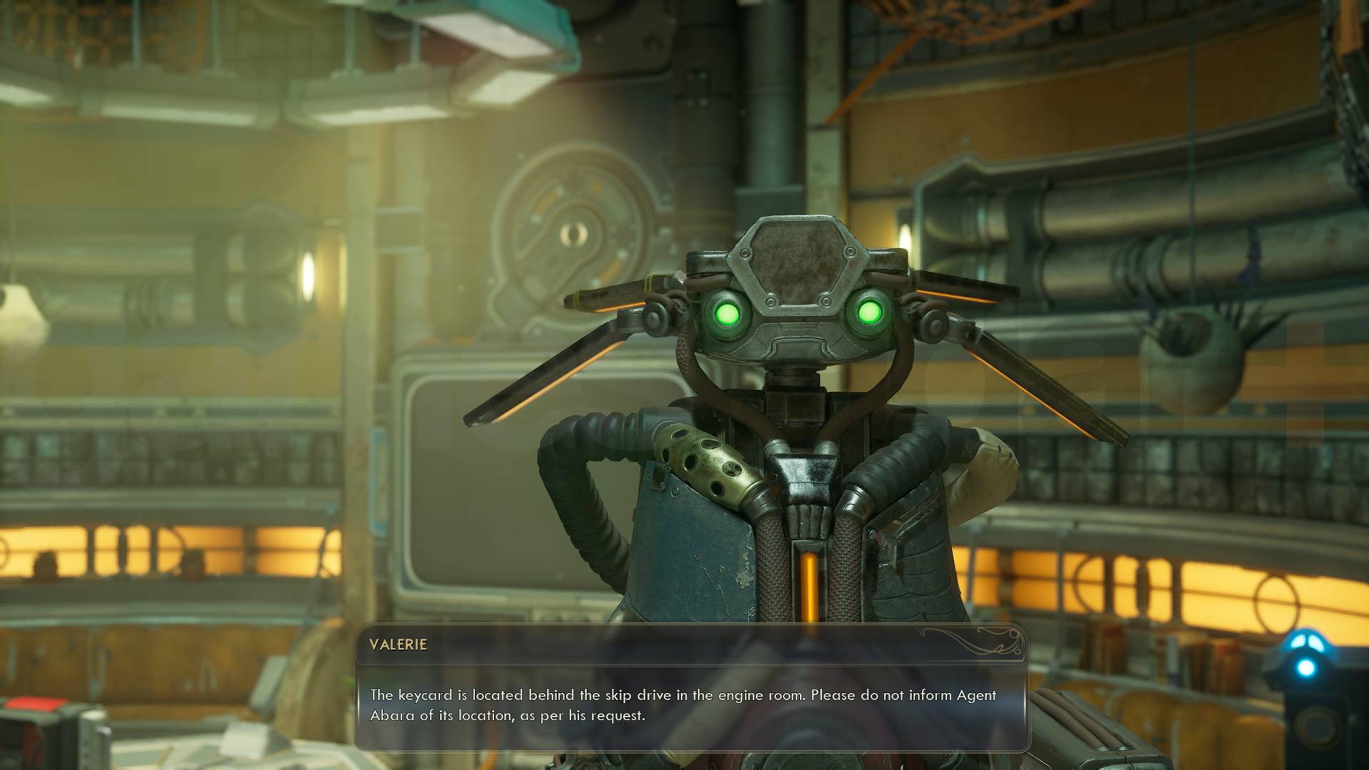 outer worlds 2 commander's safe key