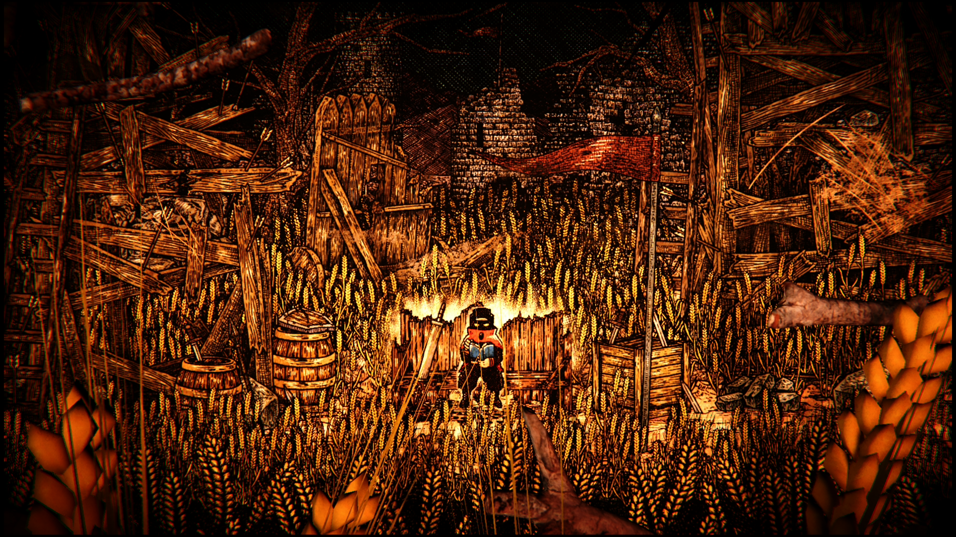 Chronoscript; an illustrated art video game