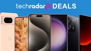 Multiple phones on TechRadar deals text 