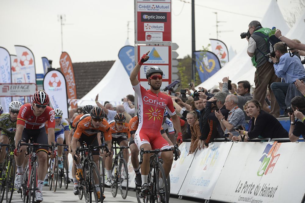 Nacer Bouhanni (Cofidis) gets the win at GP de Denain