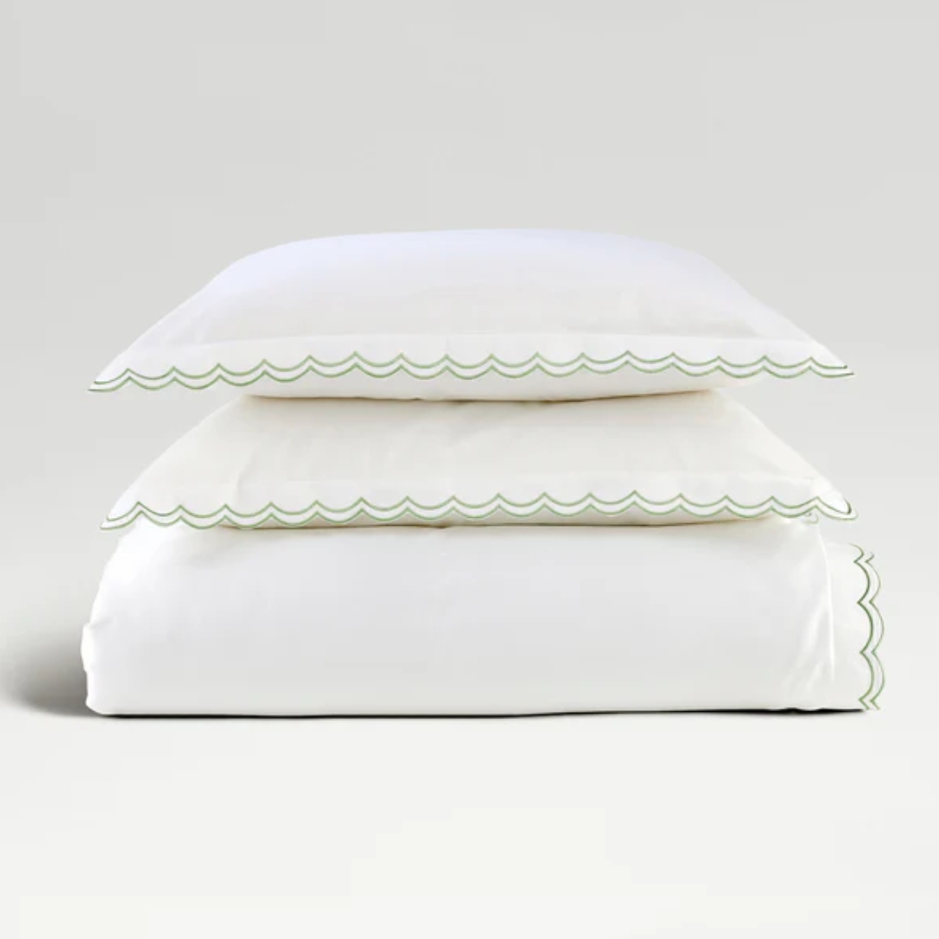 Christy, Scallop-Edged Duvet Set