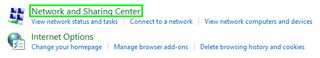 The Windows 11 Network and Internet Menu with "Network and Sharing Center" highlighted, demonstrating how to see your Wi-Fi password in Windows 11