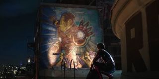 Tony's mural from Far From Home