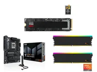 AMD Asus TUF Gaming X870E-Plus, 32GB V-Color Manta XSky DDR5-6000, Samsung 4TB 9100 Pro AMD Asus TUF Gaming X870E-Plus, 32GB V-Color Manta XSky DDR5-6000, Samsung 4TB 9100 Pro