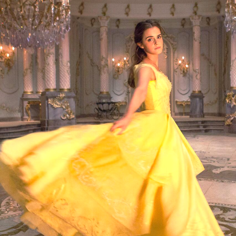 Live Action Beauty and the Beast Photos See Belle s Dress from