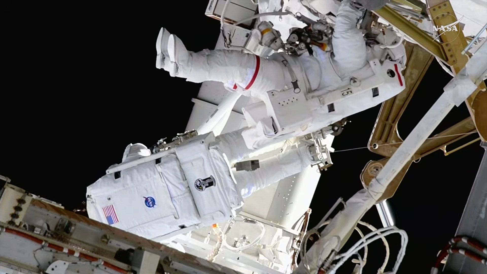 '1 more step': NASA astronauts conduct 6.5-hour spacewalk to prep ISS for solar array upgrade