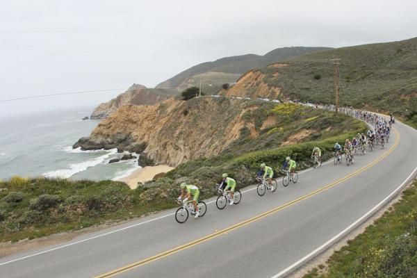 2012 Tour of California along Highway 1