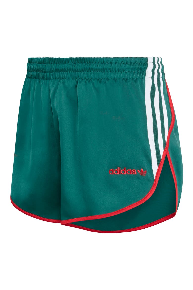 Side Stripe Satin Shorts