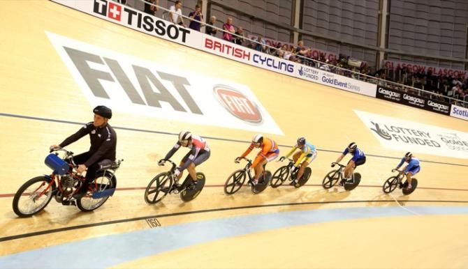 Keirin time in Glasgow