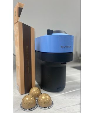 Pacific Blue Nespresso POP with Vertuo capsules