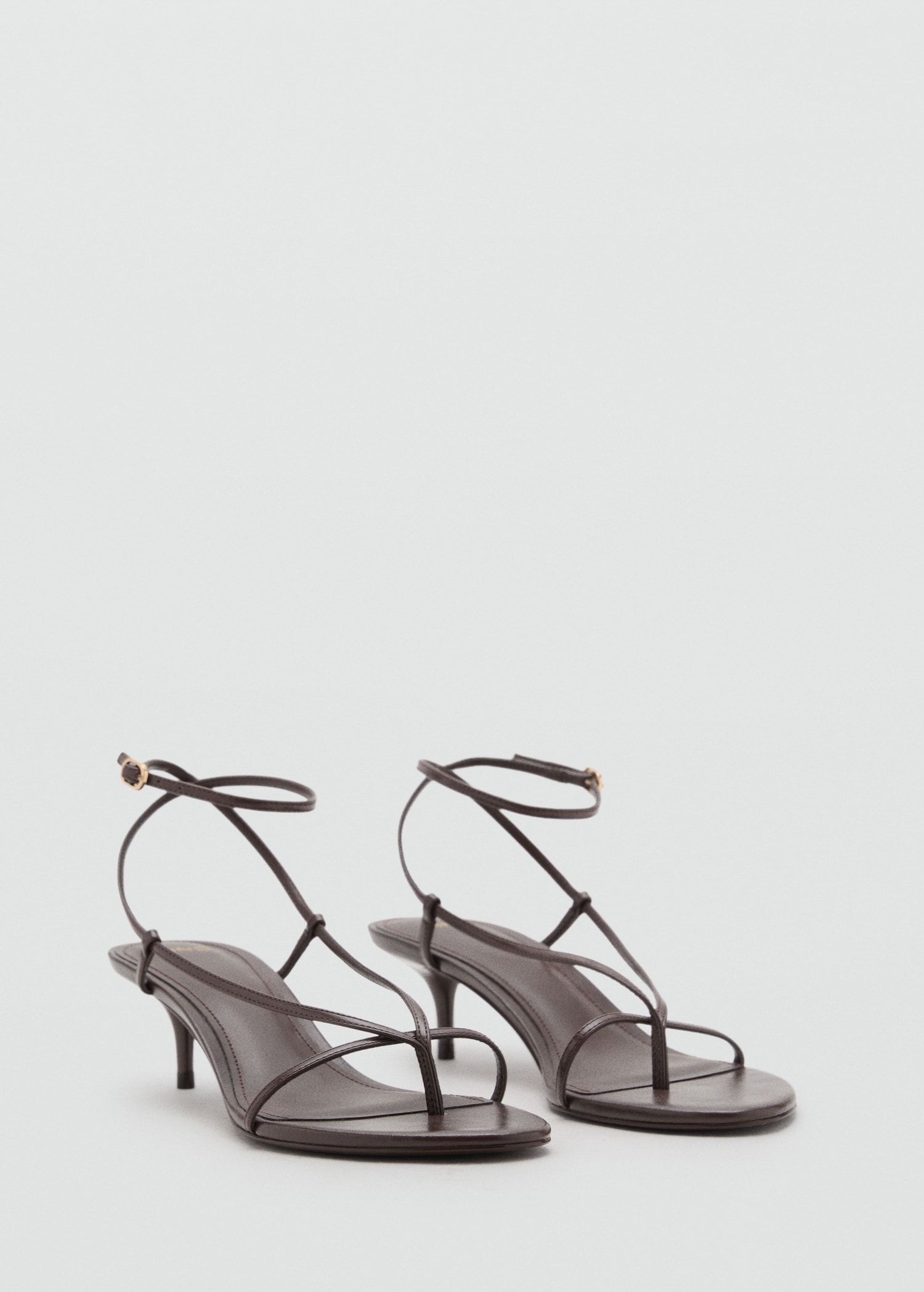 Heeled Sandals With Thin Strap - Women | Mango United Kingdom