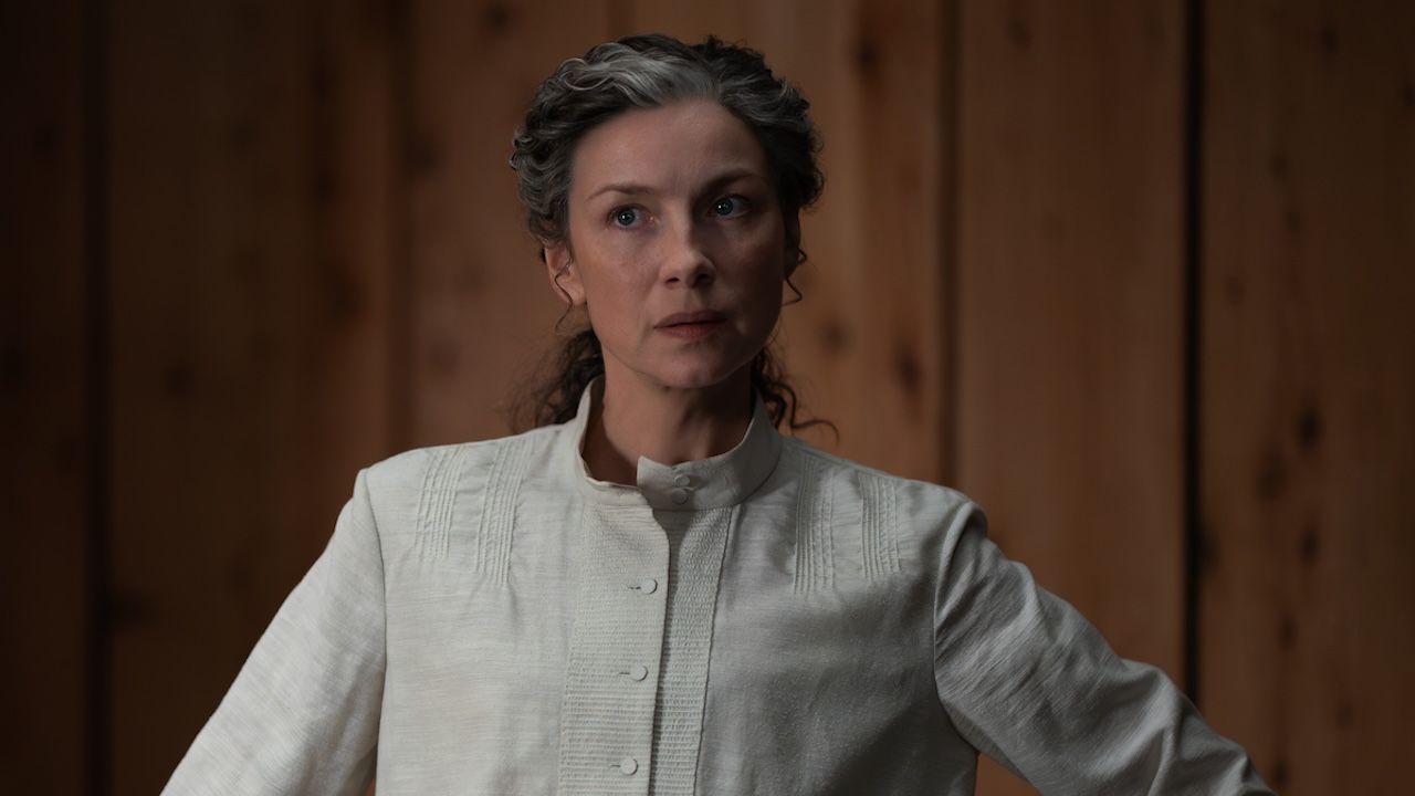 Claire looking angry in Outlander Season 8x05