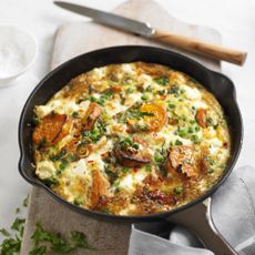 Sweet Potato & spring onion Frittata recipe-recipes-recipe ideas-new recipes-woman and home
