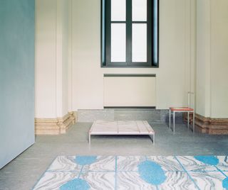 Installation view of Stefan Scholten’s The Stone House at Palazzo Turati, Milan